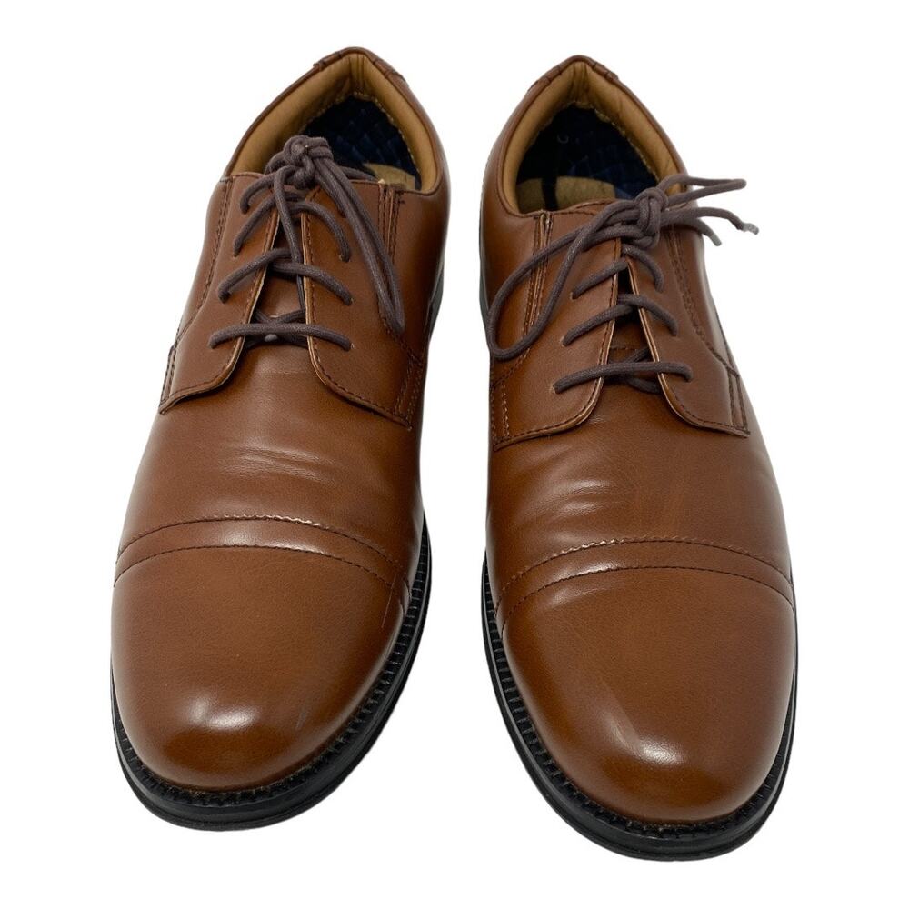 Dockers Men’s Size 11.5 Garfield Business Dress Shoes Brown Lace Up Comfort - Picture 2 of 9
